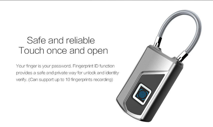 Fingerprint Pad Lock L1