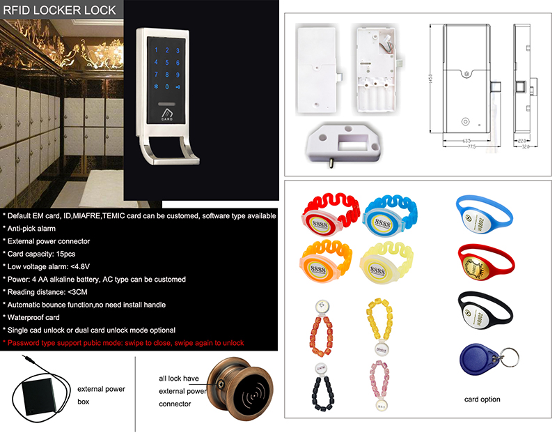 China Electronic Fingerprint Locker Lock EMPF118