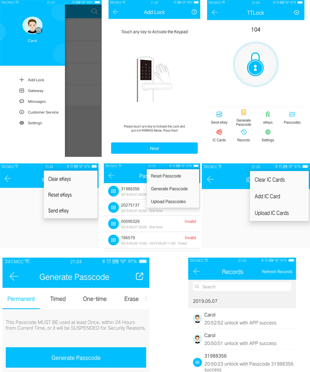 Bluetooth Remote Control Access Control Reader YFBA