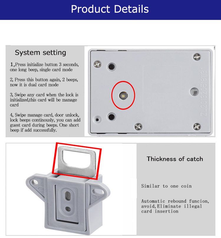 Hidden Type Invisible Electronic Locker Lock