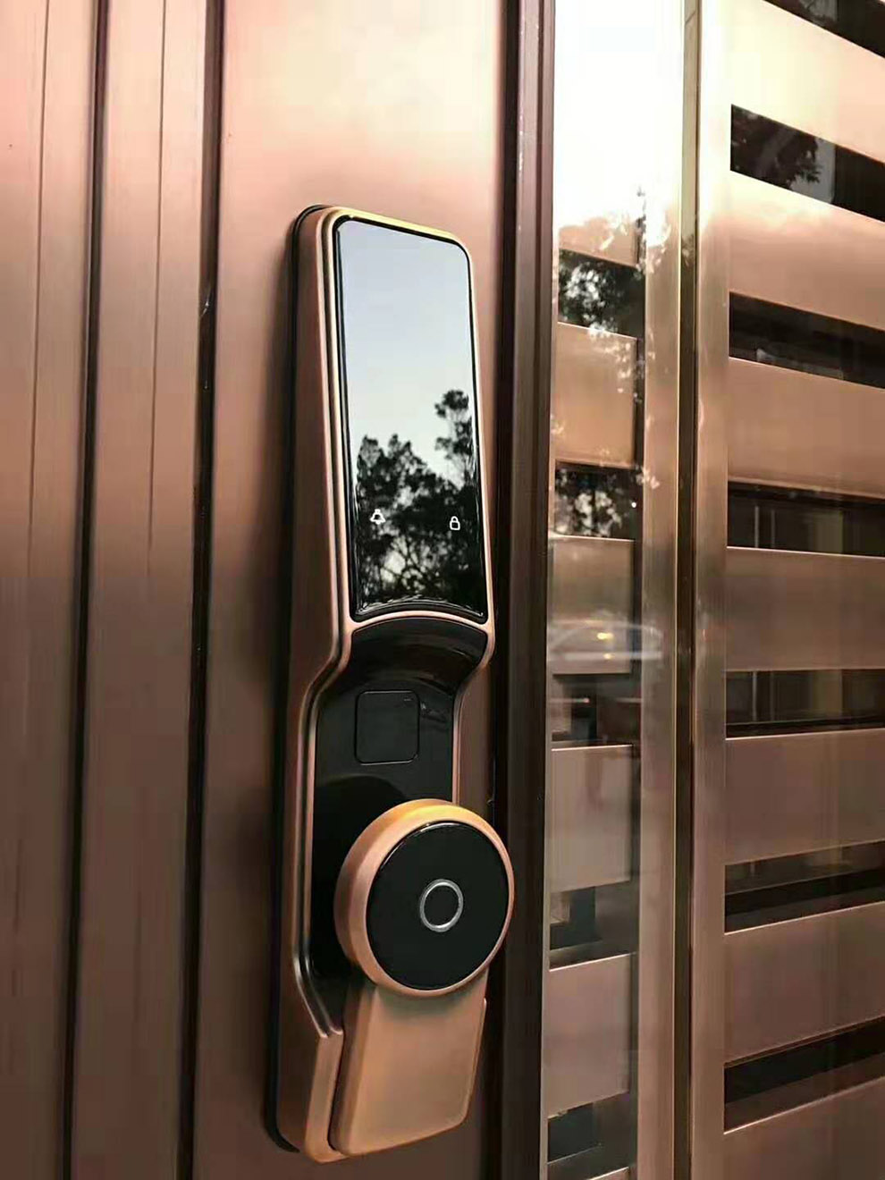 3D Automatic Infrared Intelligent Smart Fingerprint Face Recognition Door Lock For Home YFR-Z9