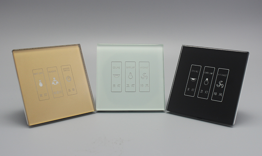 Hotel Touch Screen Light Switch T-LS-3