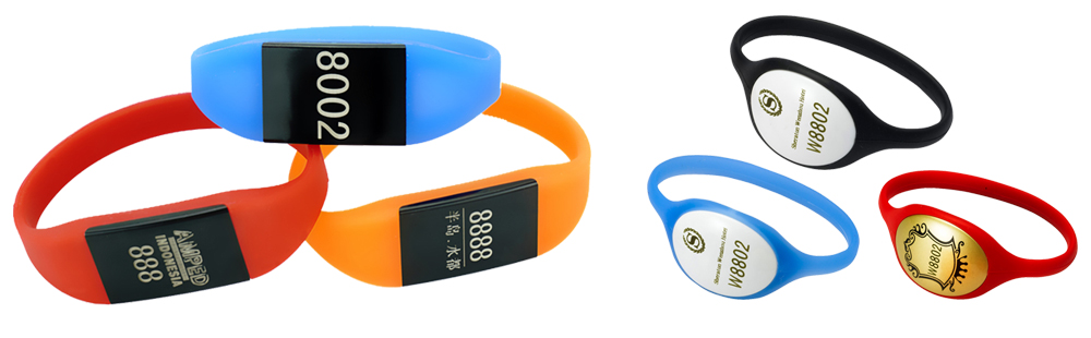 Waterproof Silicone Wristband Card