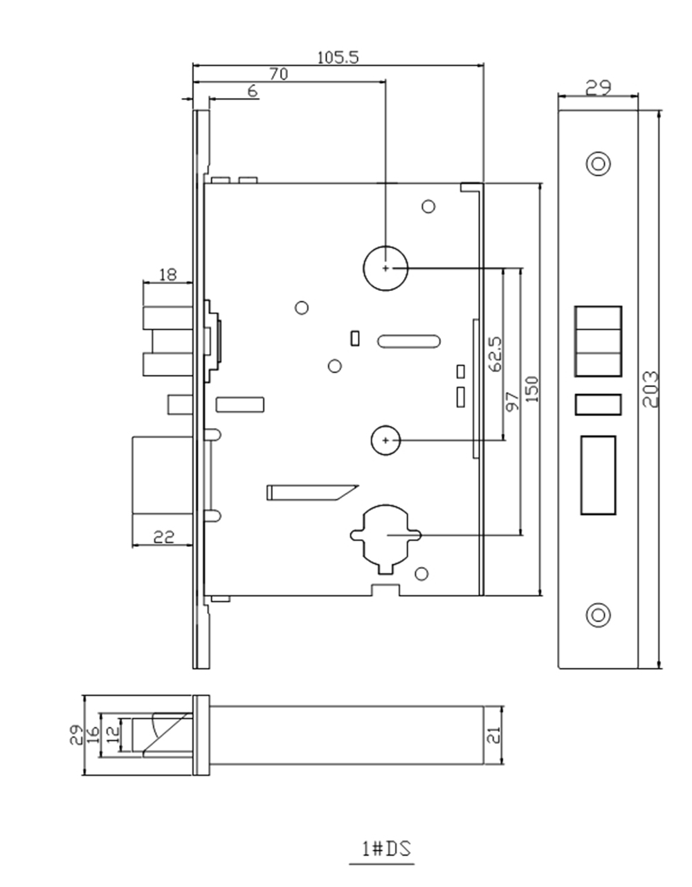 Electronic Lock Mortise 1