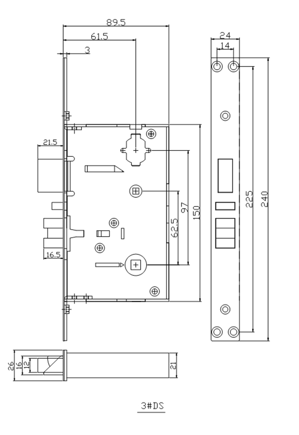 Electronic Lock Mortise 3