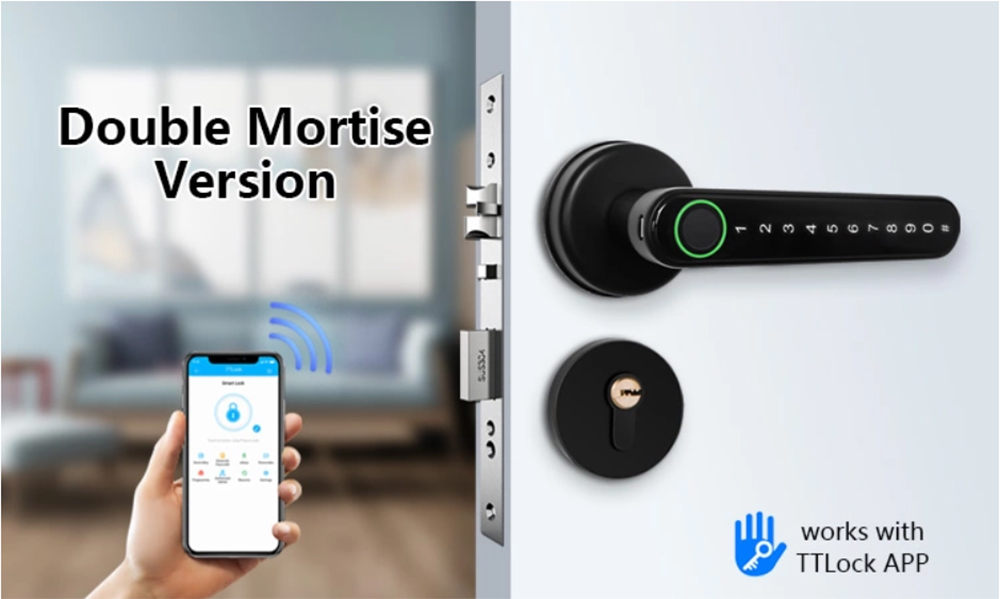 Single Latch Passcode Fingerprint Bluetooth Lock YFBF-L1