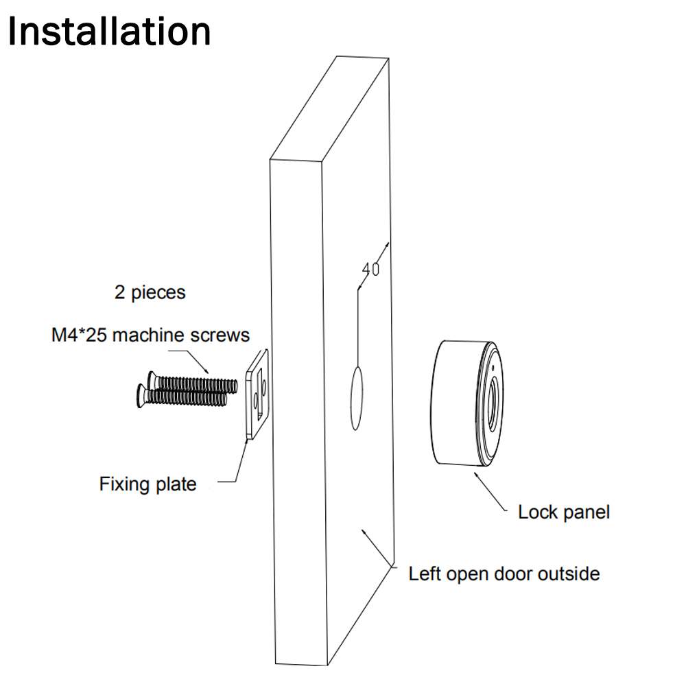 Fingerprint Locker Lock EMF-172