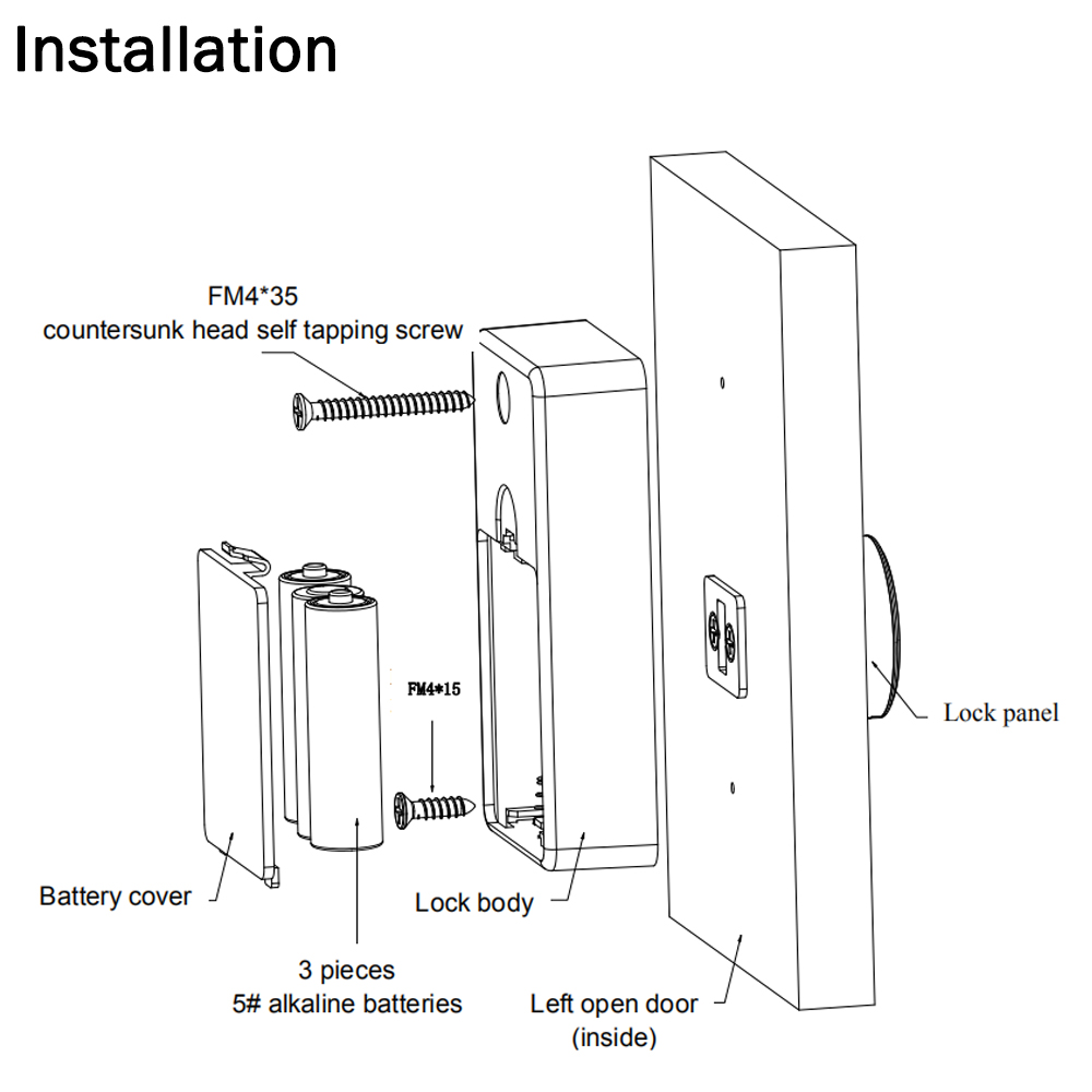 Fingerprint Locker Lock EMF-172