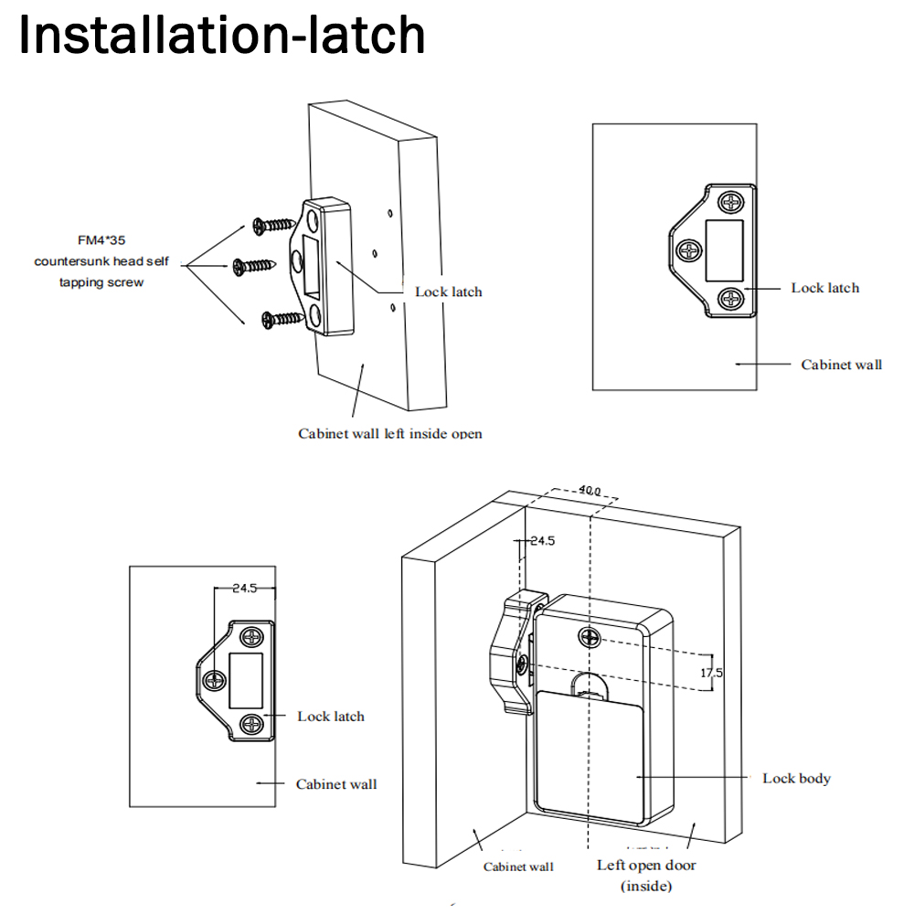 Fingerprint Locker Lock EMF-172