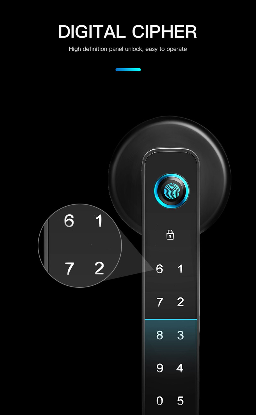 Bluetooth Fingerprint Door Lock YFBF-C01