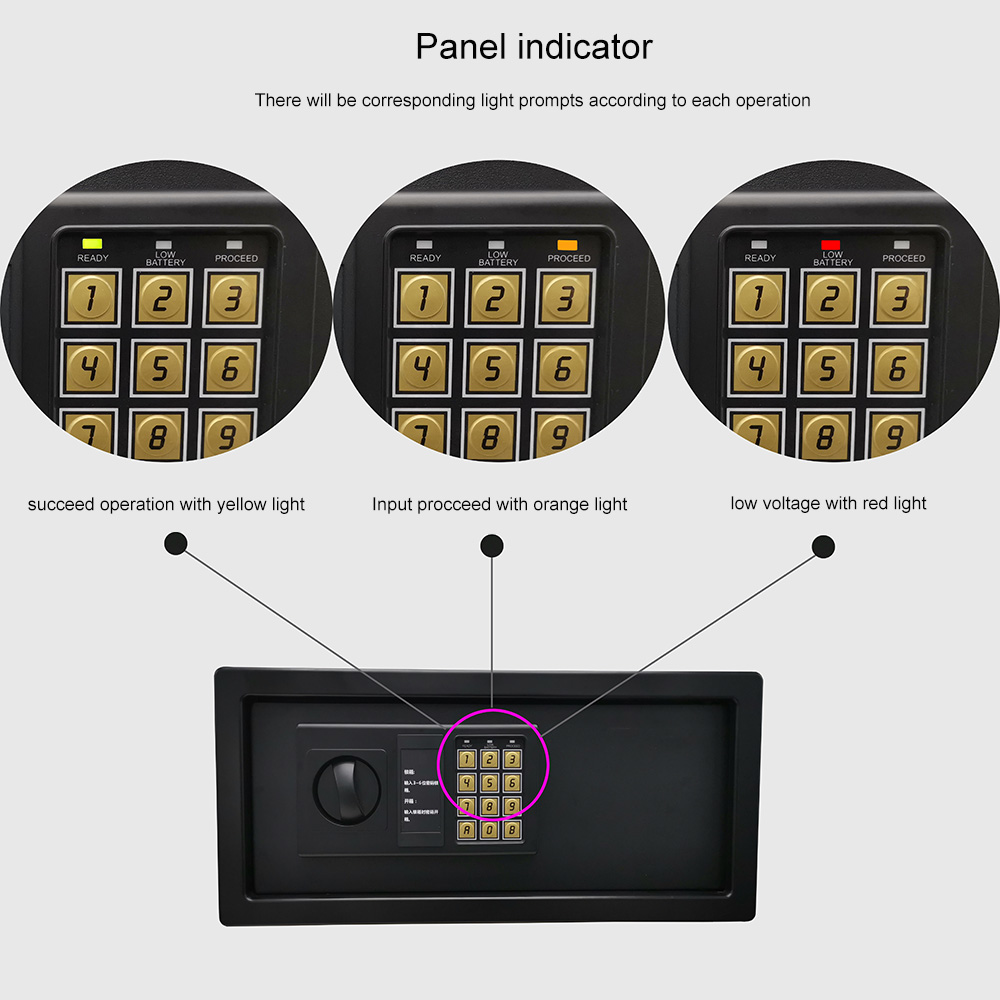 Semi-automatic Hotel Safe Box 2024X-1