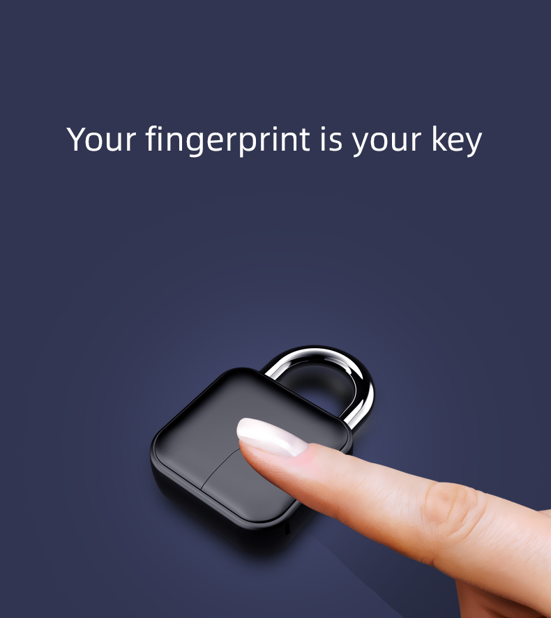 Fingerprint Pad Lock With Tuya APP For Option L3