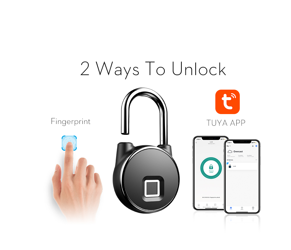 Tuya APP Fingerprint Pad Lock P22