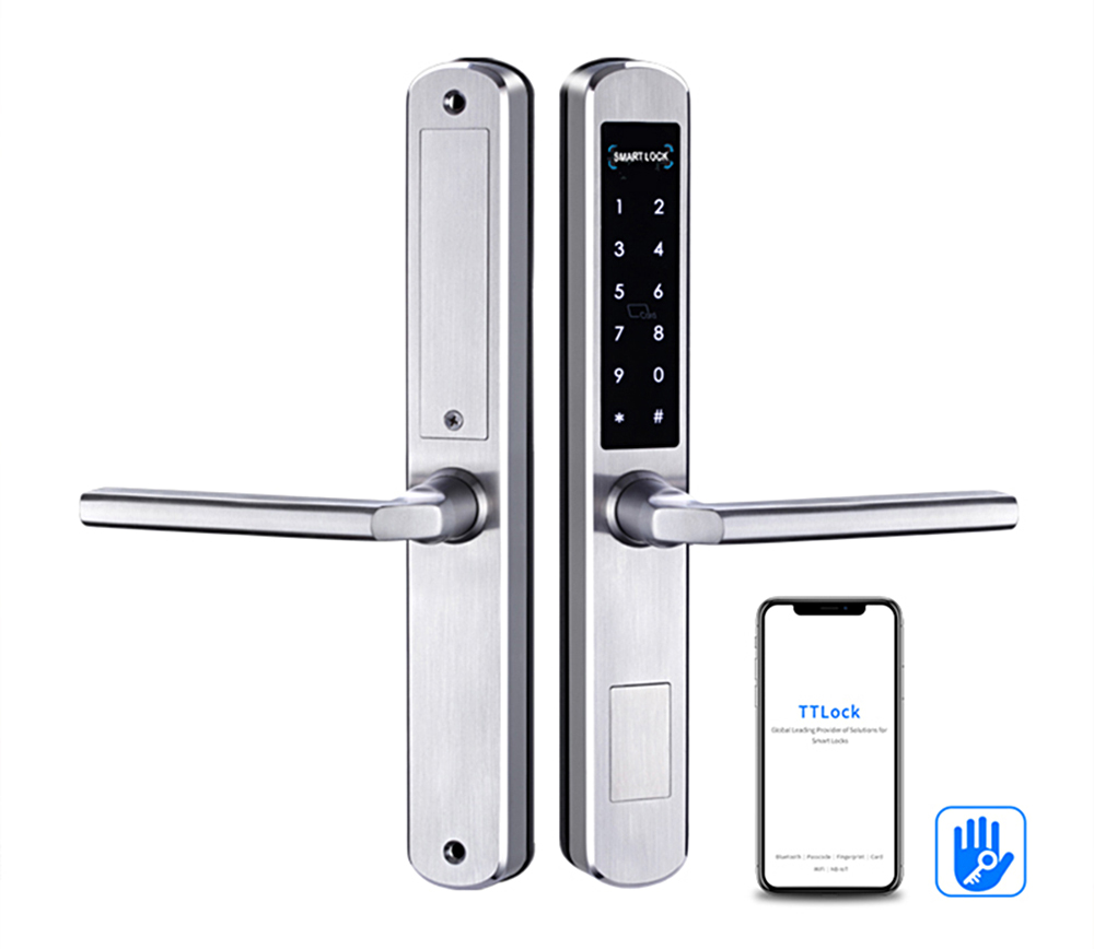 Aluminum Door Bluetooth Lock YFB-A210 With TTlock APP