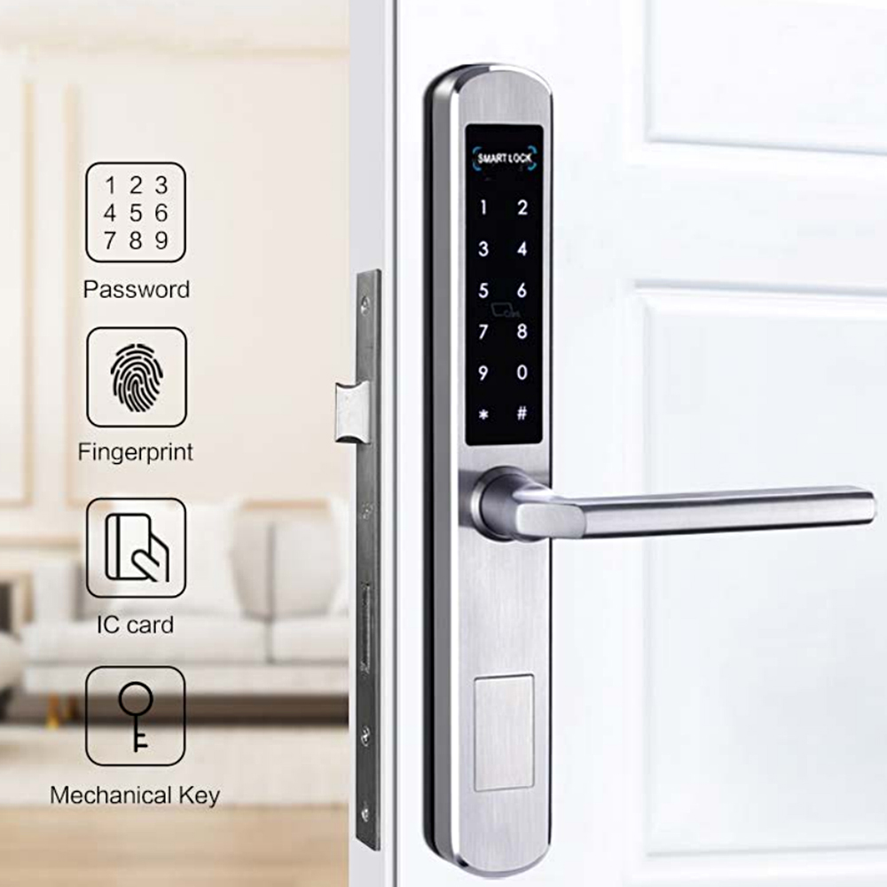 Aluminum Door Bluetooth Lock YFB-A210 With TTlock APP