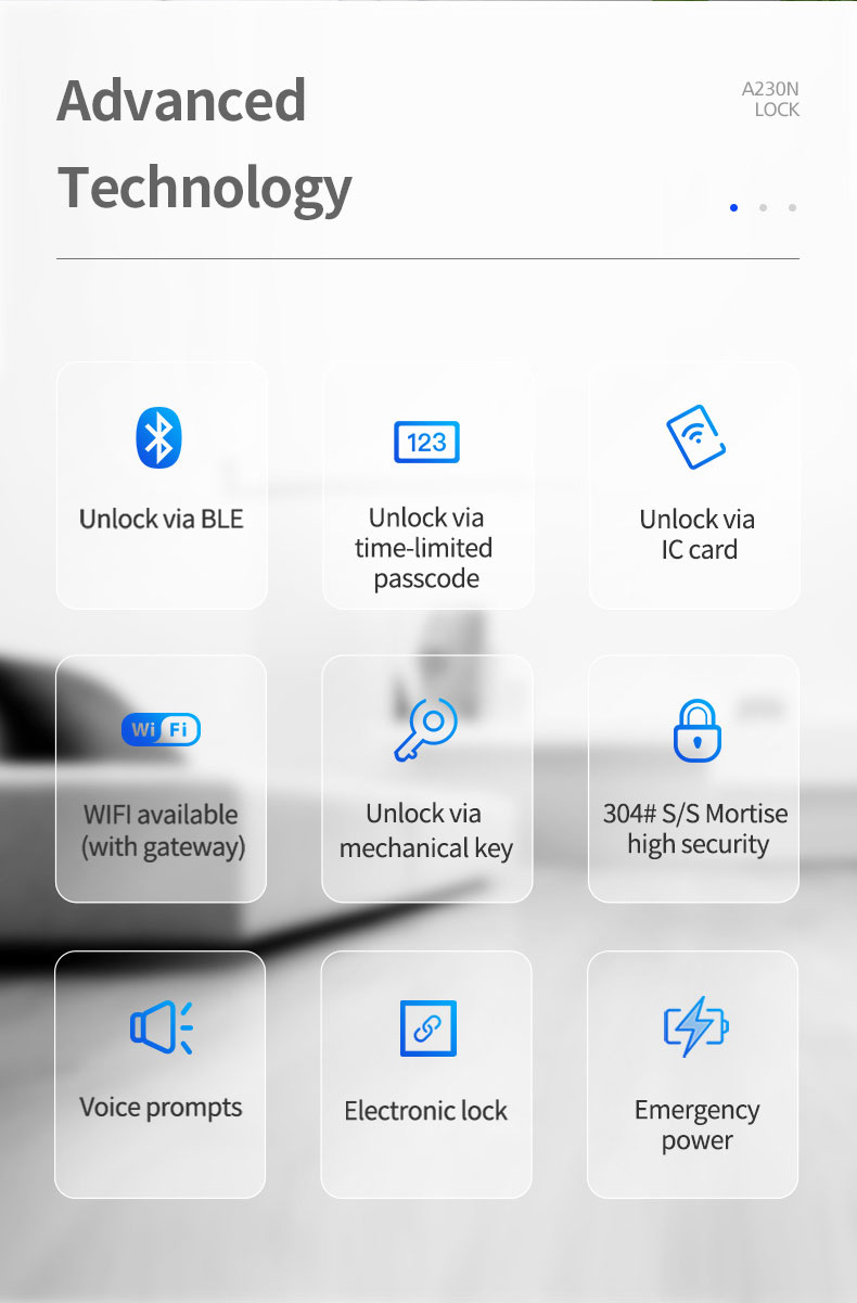 TTlock Fingerprint Bluetooth Door Lock YFBF-A230