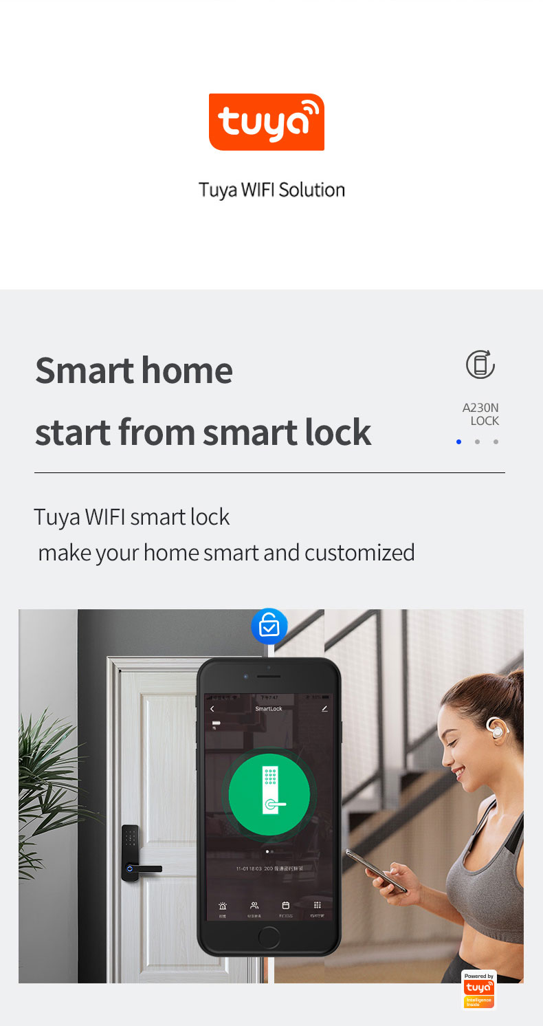 TTlock Fingerprint Bluetooth Door Lock YFBF-A230