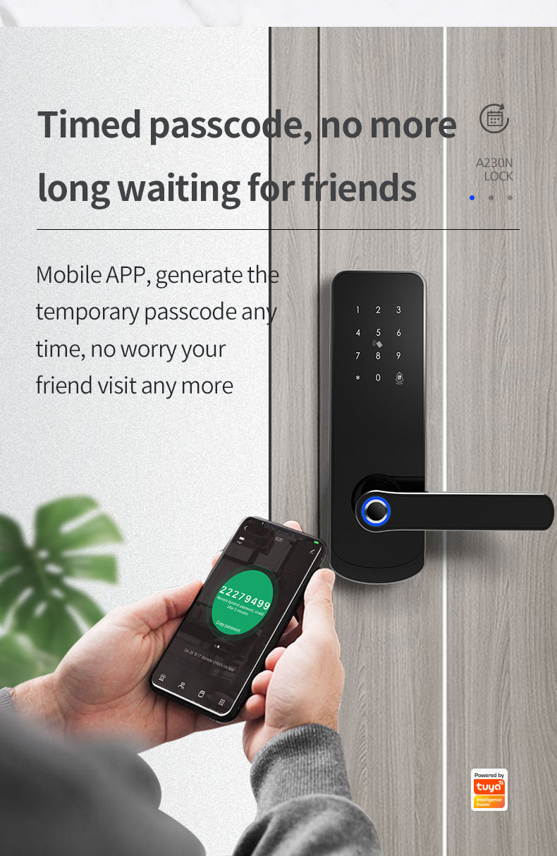 TTlock Fingerprint Bluetooth Door Lock YFBF-A230