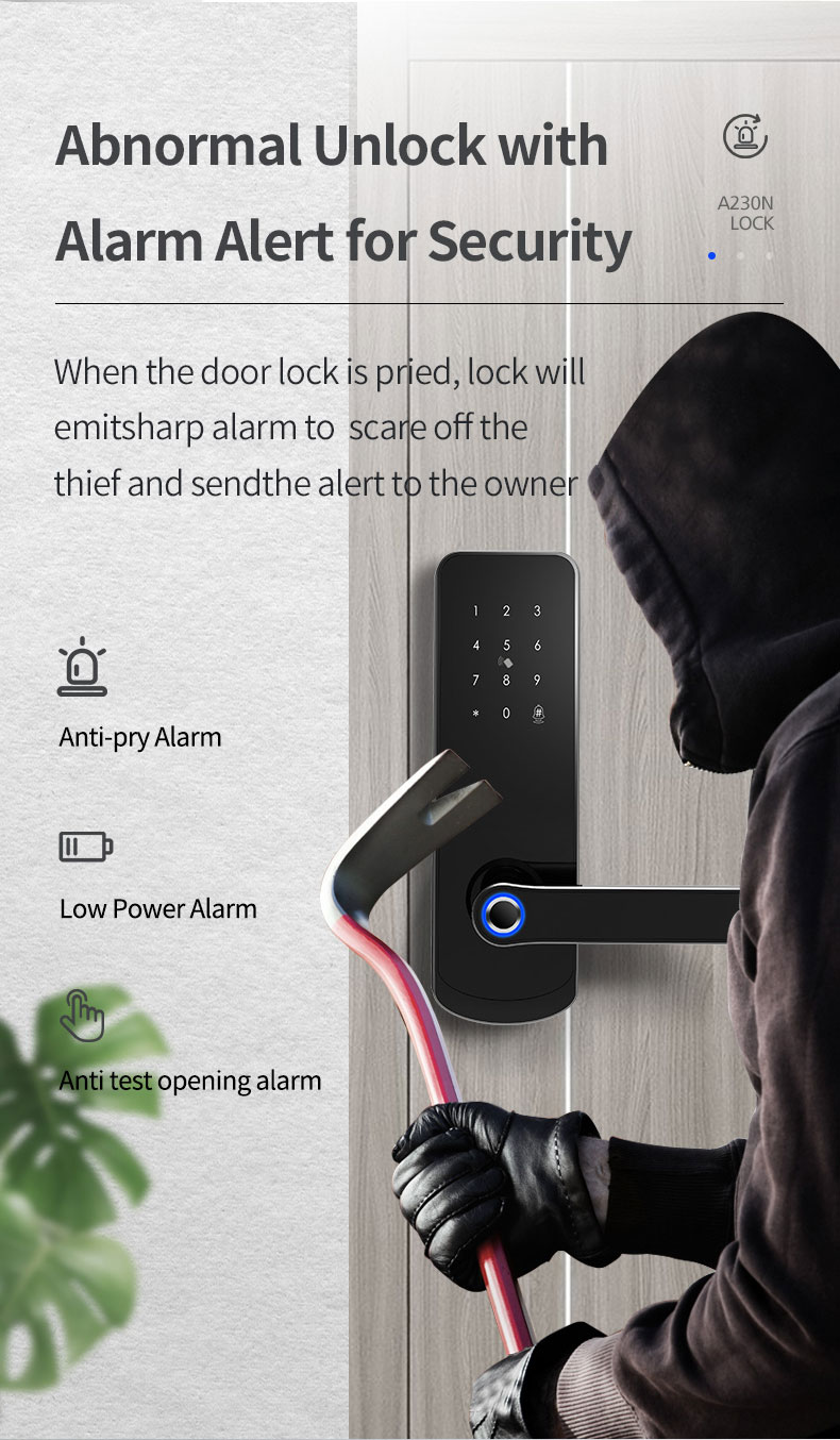 TTlock Fingerprint Bluetooth Door Lock YFBF-A230