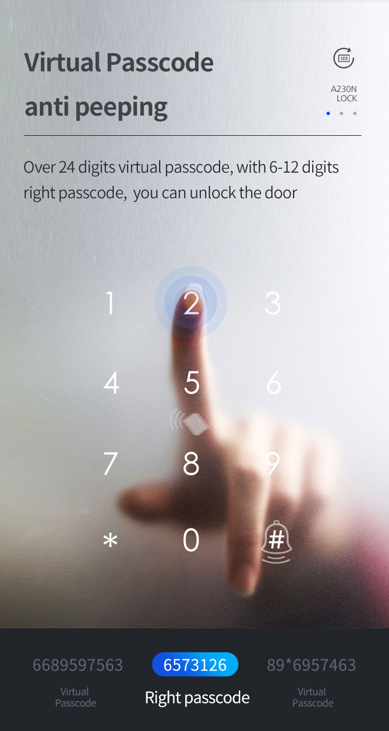 TTlock Fingerprint Bluetooth Door Lock YFBF-A230