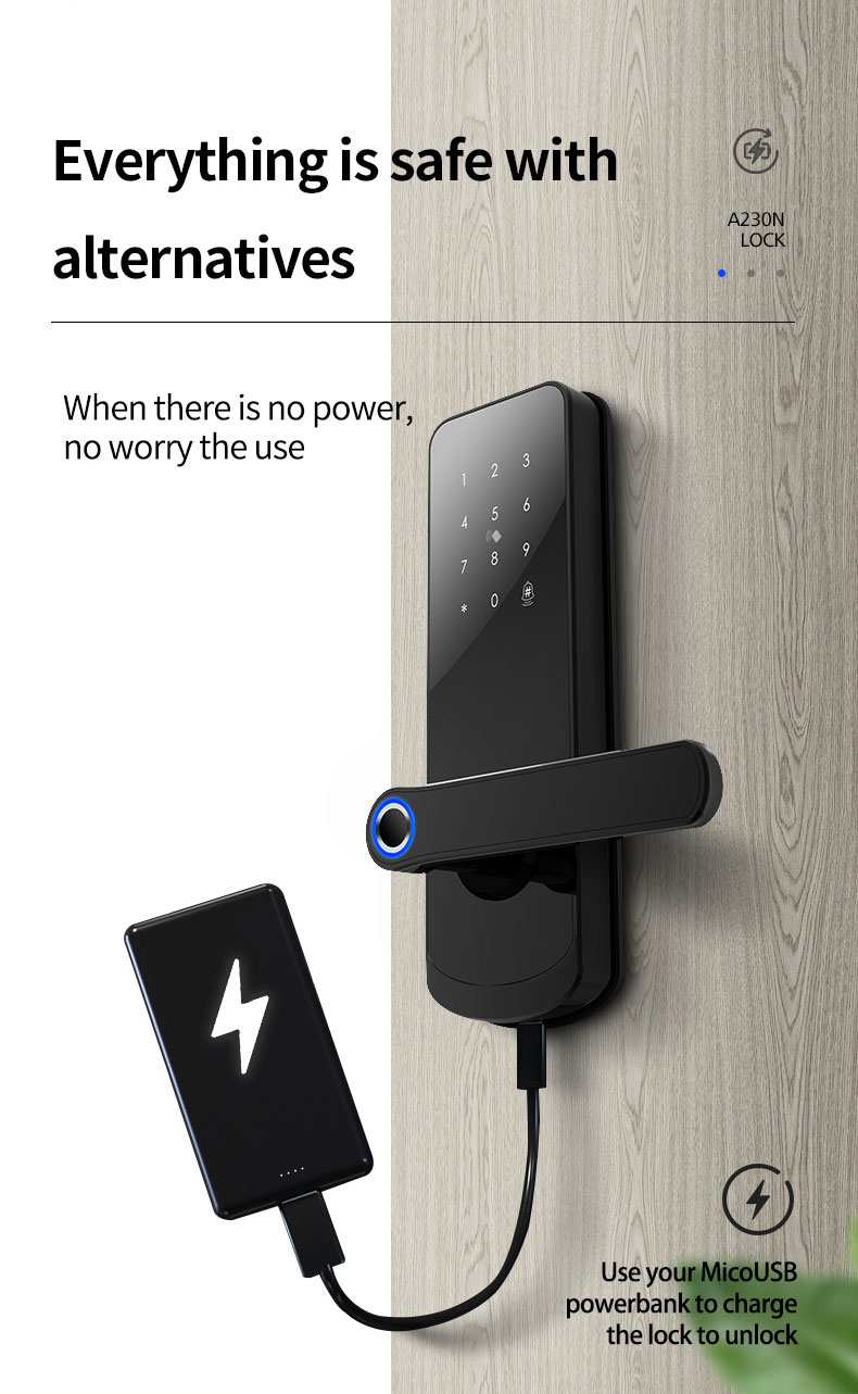 TTlock Fingerprint Bluetooth Door Lock YFBF-A230