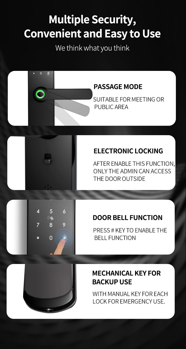 Bluetooth Fingerprint Door Lock YFBF-A260