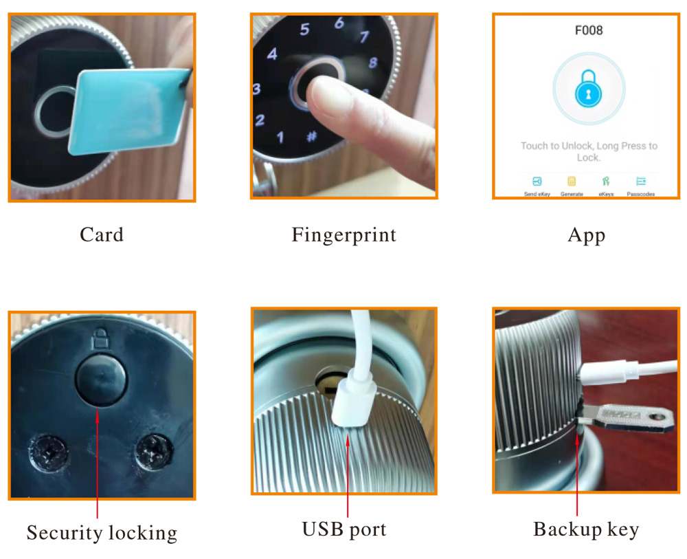 Password Bluetooth Door Lock YFB-008