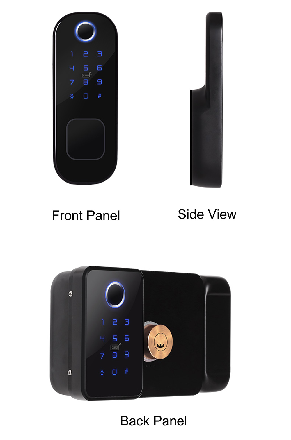 Steel Door Fingerprint Bluetooth Lock YFBF-R5