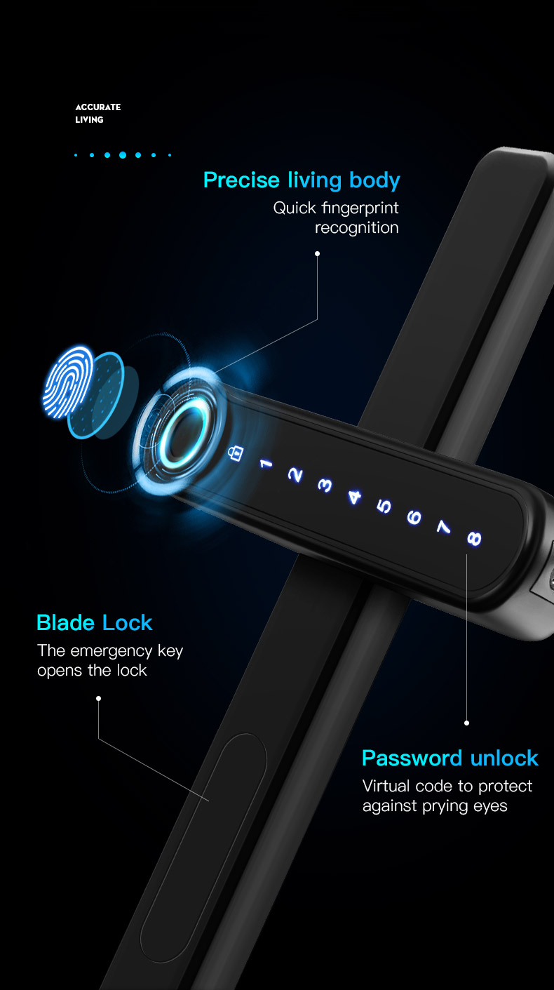 Double Side Fingerprint Door Lock YFF-T071