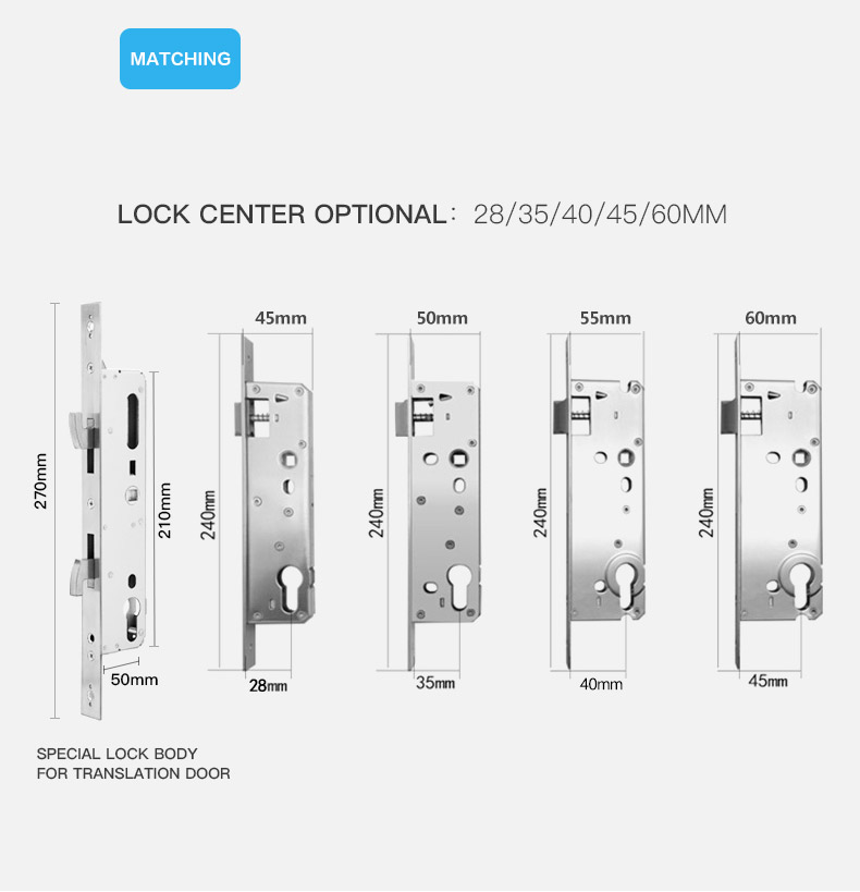 Double Side Fingerprint Door Lock YFF-T071