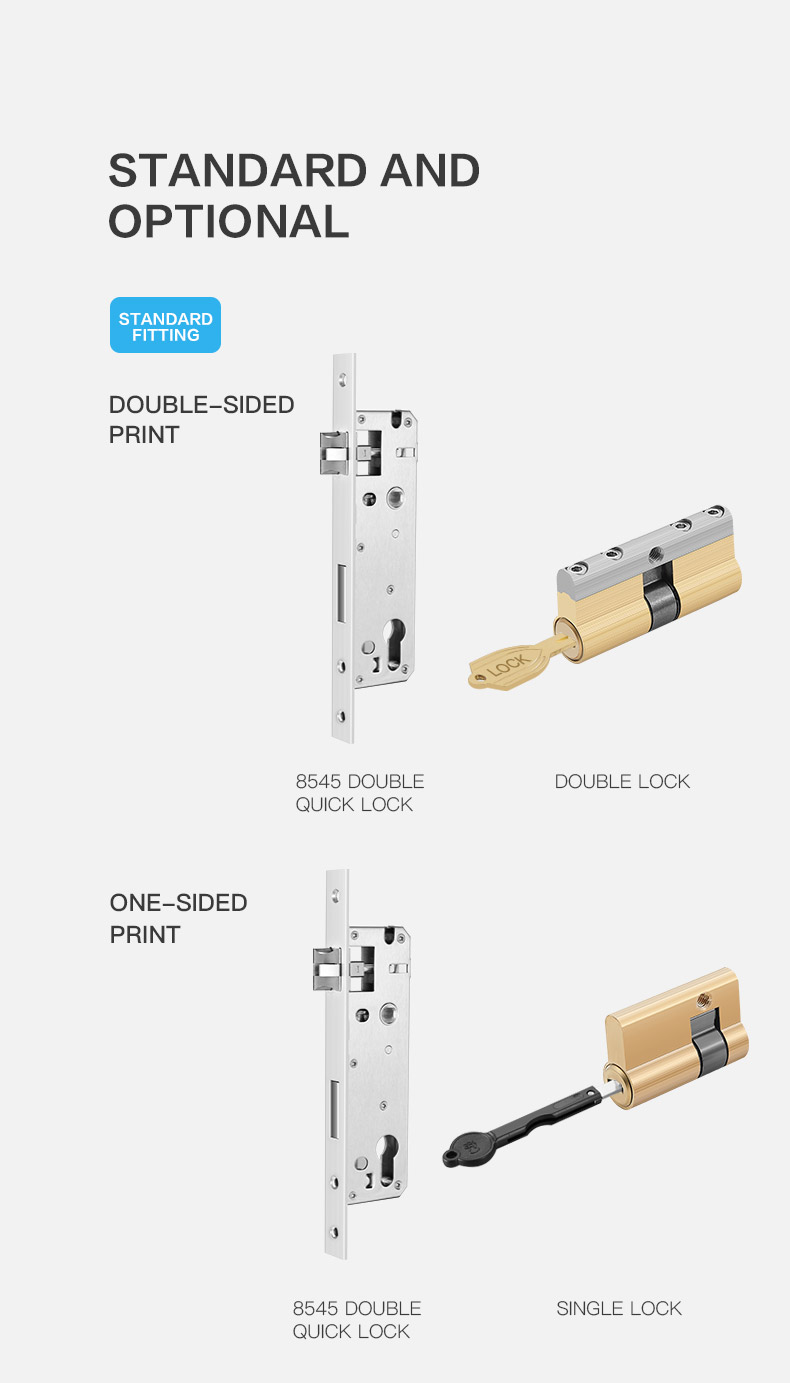 Double Side Fingerprint Door Lock YFF-T071