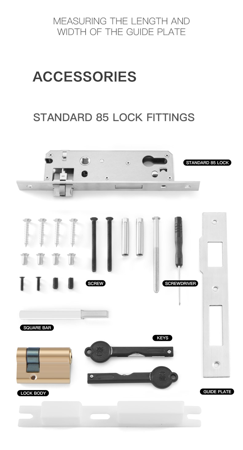 Double Side Fingerprint Door Lock YFF-T071