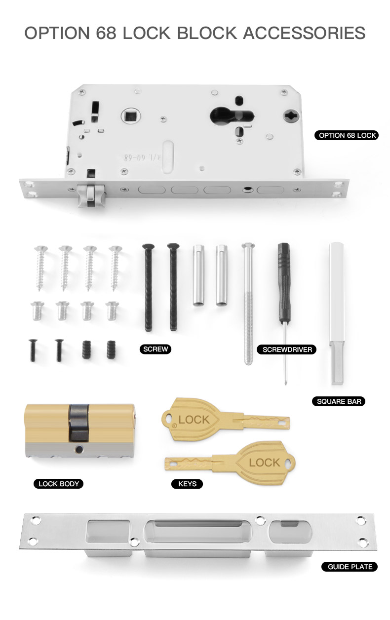 Double Side Fingerprint Door Lock YFF-T071