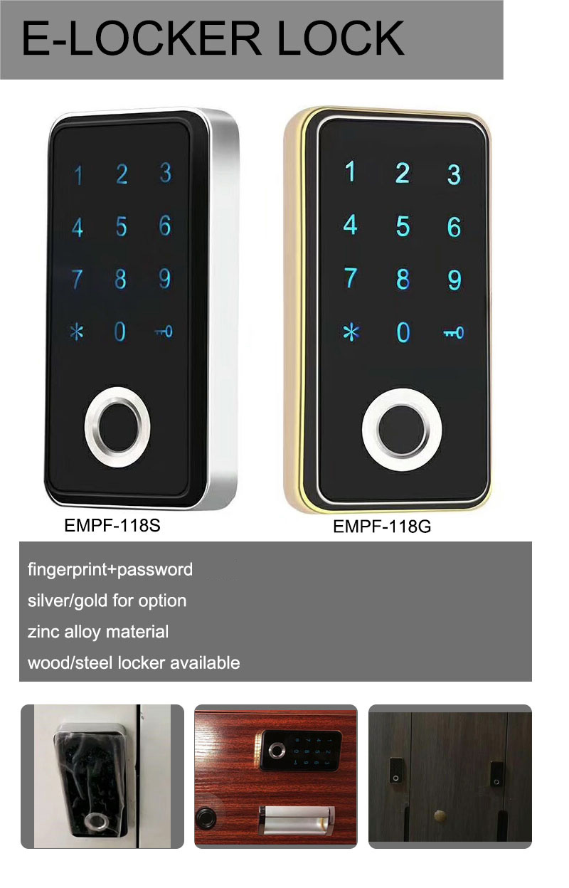 China Electronic Fingerprint Locker Lock EMPF118
