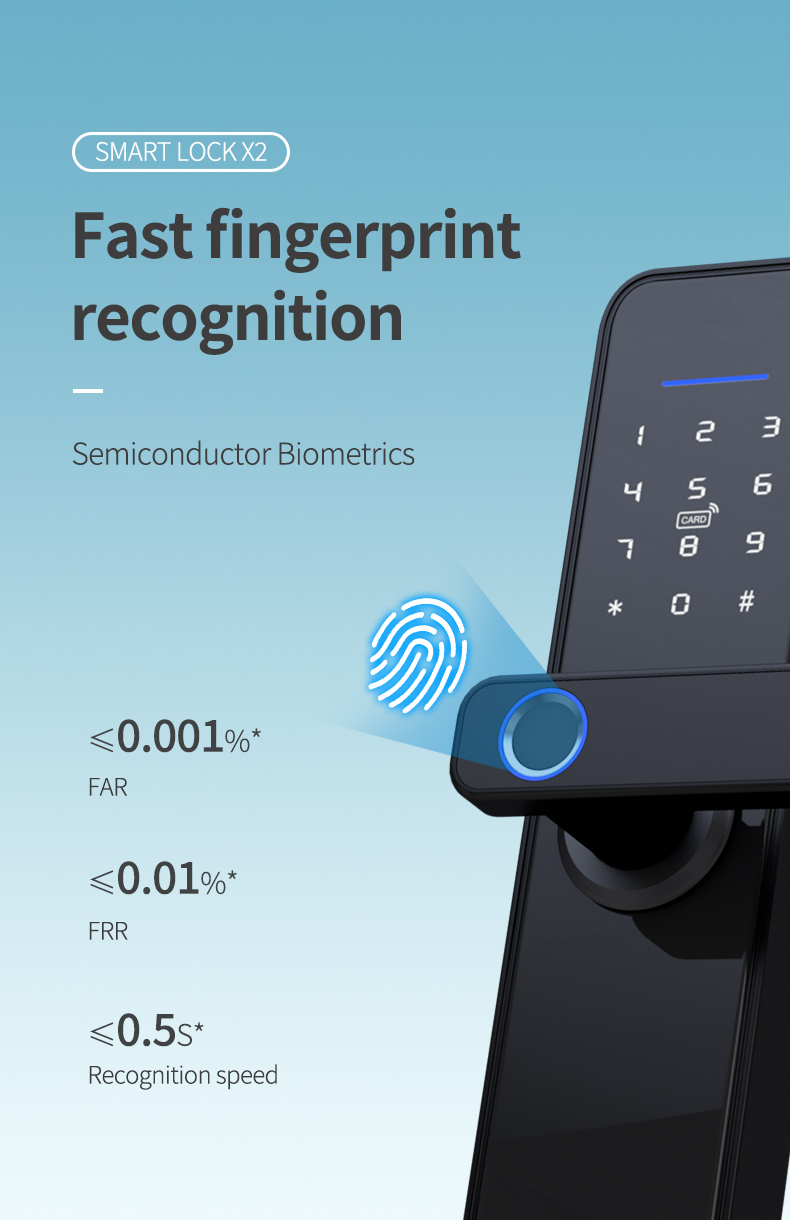 Wifi And Bluetooth Digital Door Lock YFBF-X2