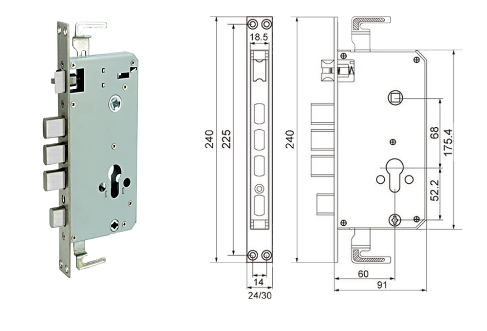 Fingerprint Bluetooth Smart Lock YFBF-M1