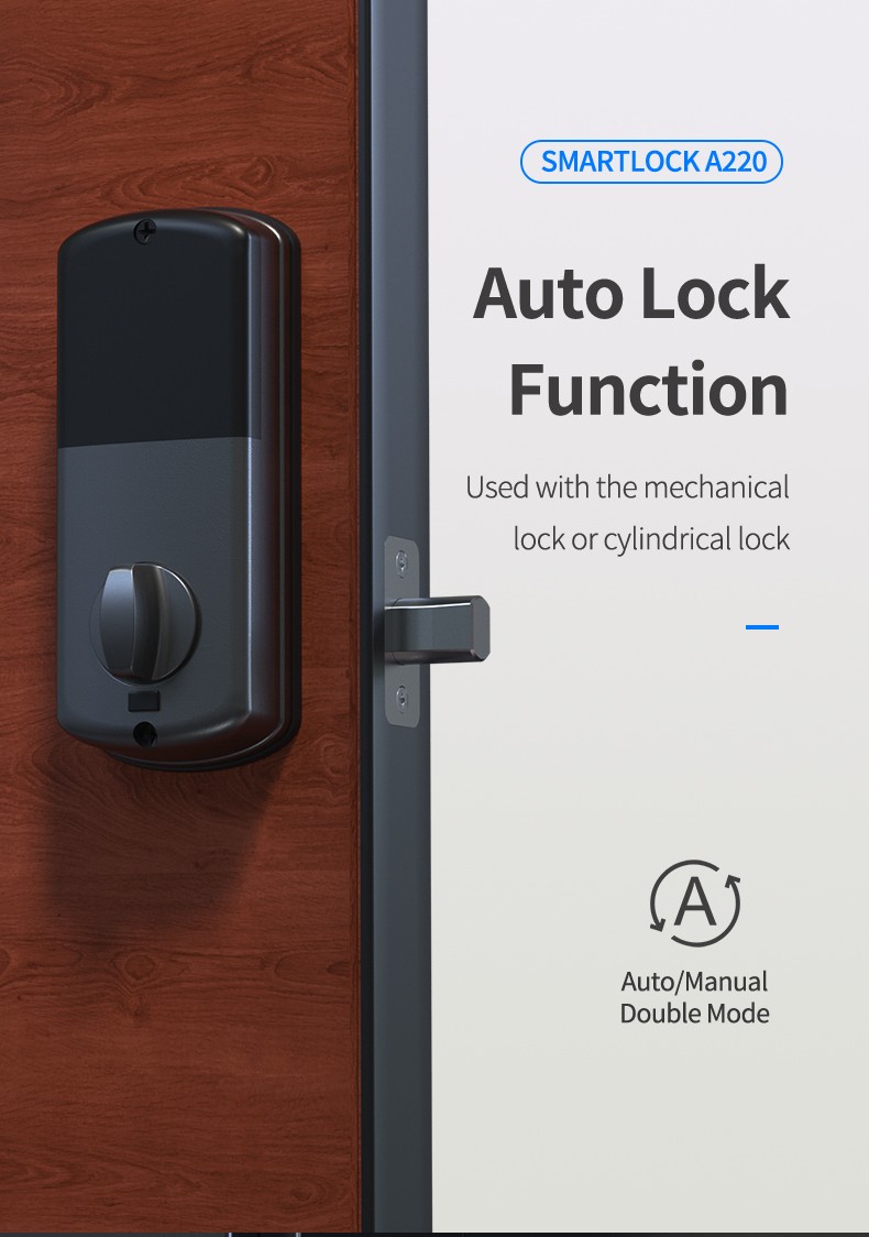 Automatic Deadbolt Bluetooth Door Lock YFB-A220