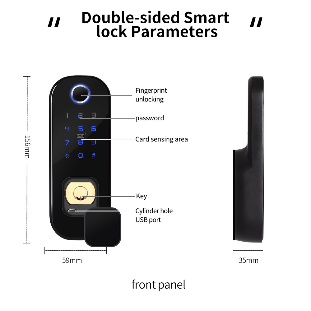 Wifi Smart Apartment Lock YFFW-R5