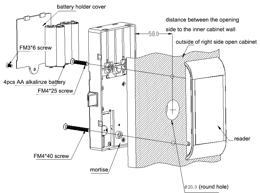 Smart Locker Lock EM126