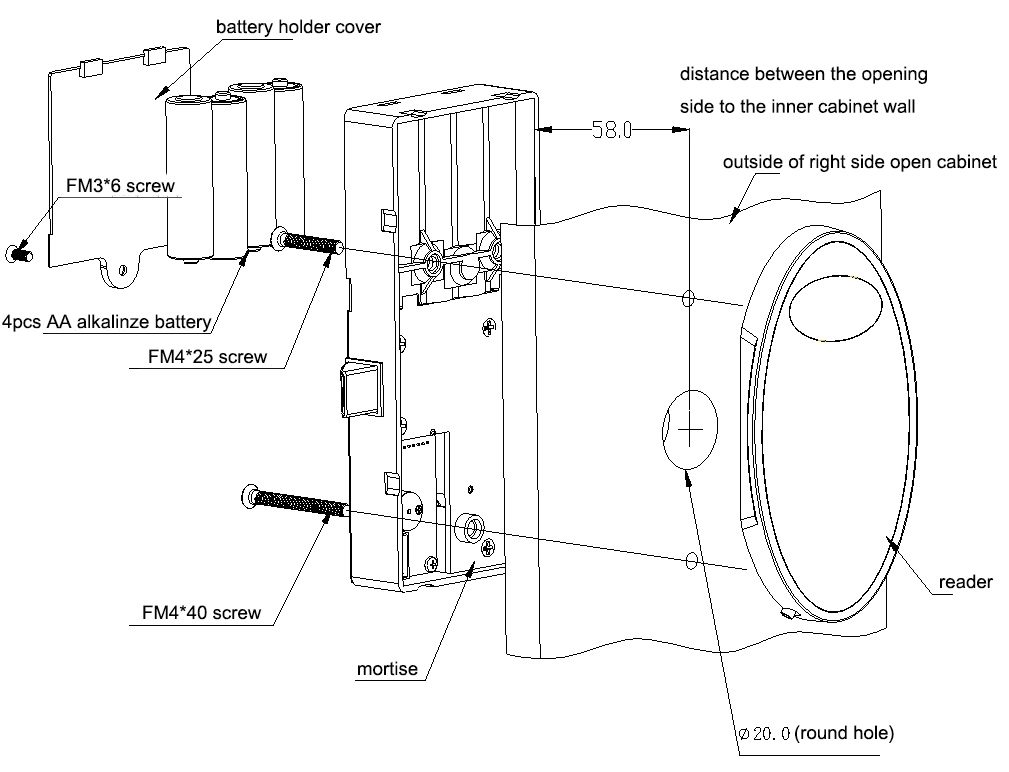 Digital Locker Lock EM138