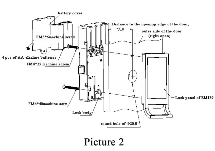 Yorfan Password Locker Lock EMP139