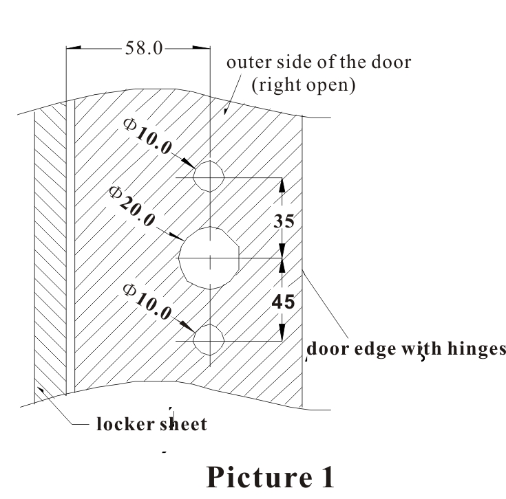 RFID Locker Lock Cabinet Lock EM139