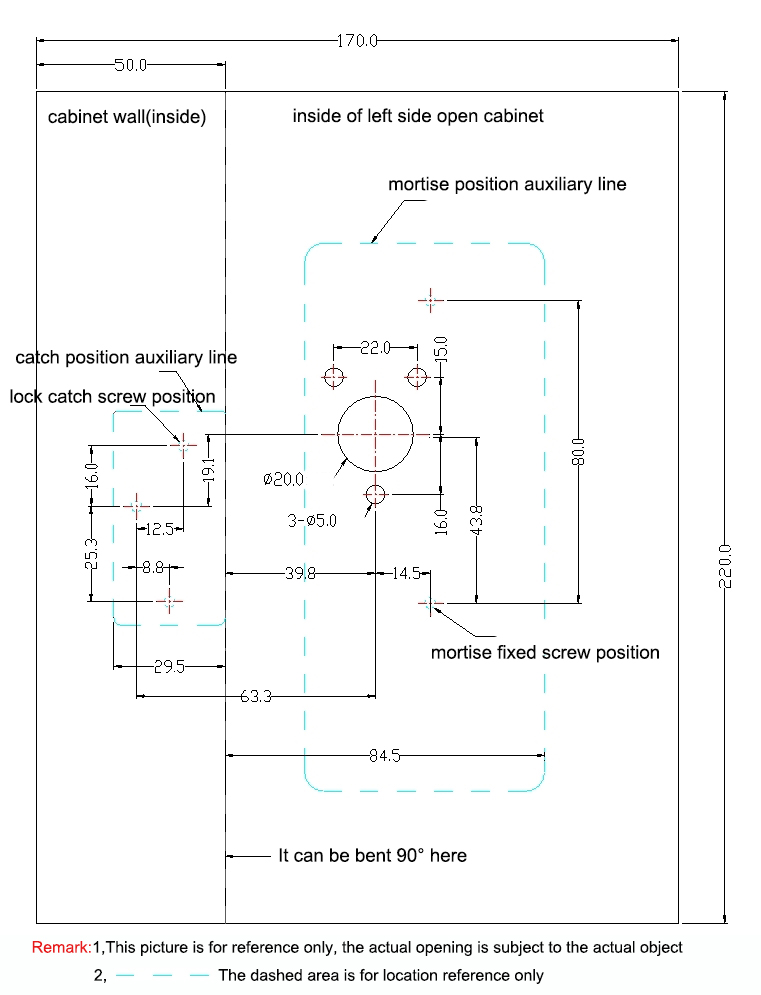 Card Locker Lock EM175