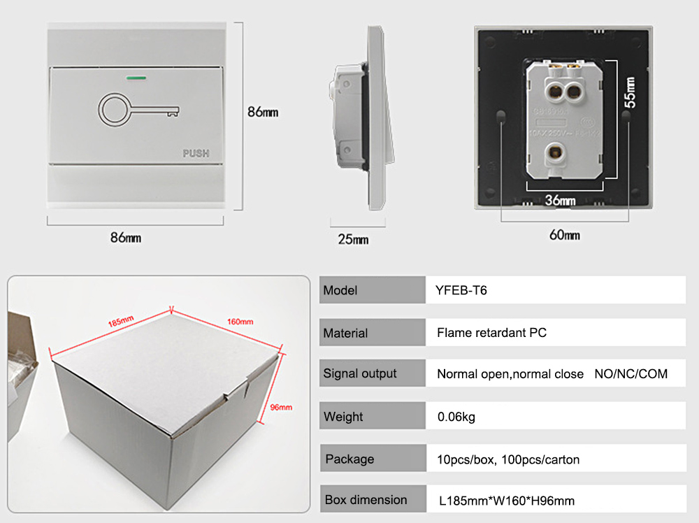 Emergency Exit Button YFEB-T6