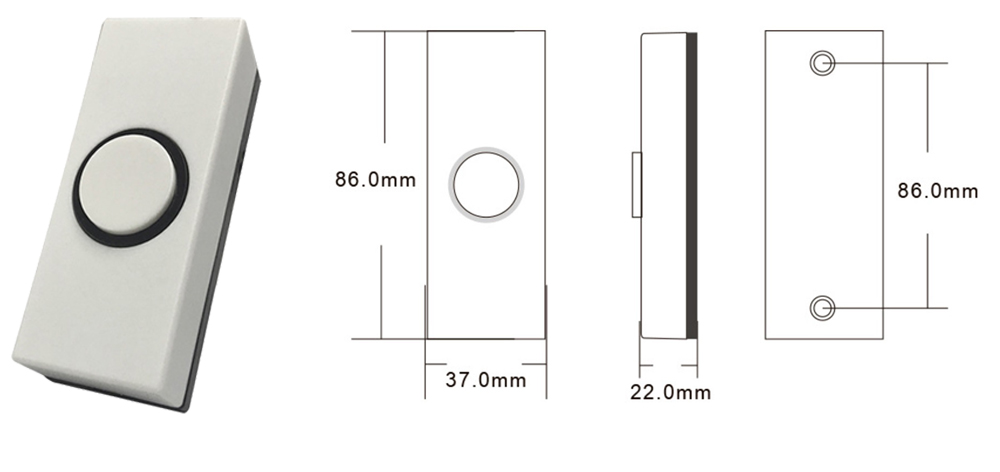 Mini Surface Mounted Exit Button YFEB-M5