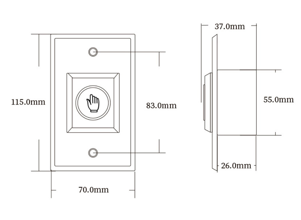 IR Door Release Button YFEB-K1