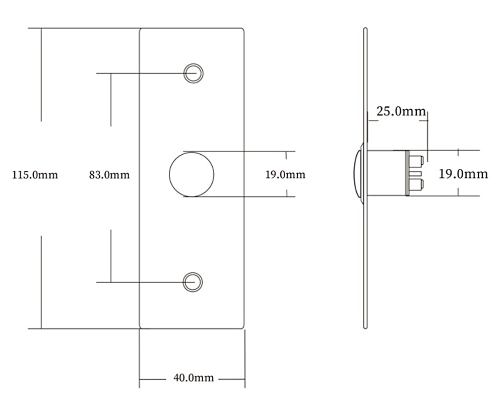 Access Control Release Exit Button YFEB-S840