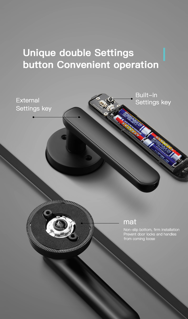 Big Size Biometric Reader Fingerprint Door Lock YFF-CG002