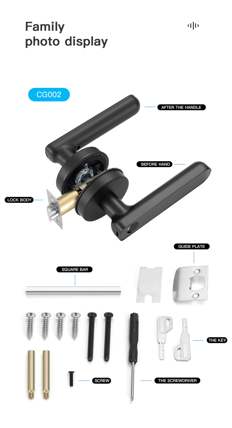 Big Size Biometric Reader Fingerprint Door Lock YFF-CG002