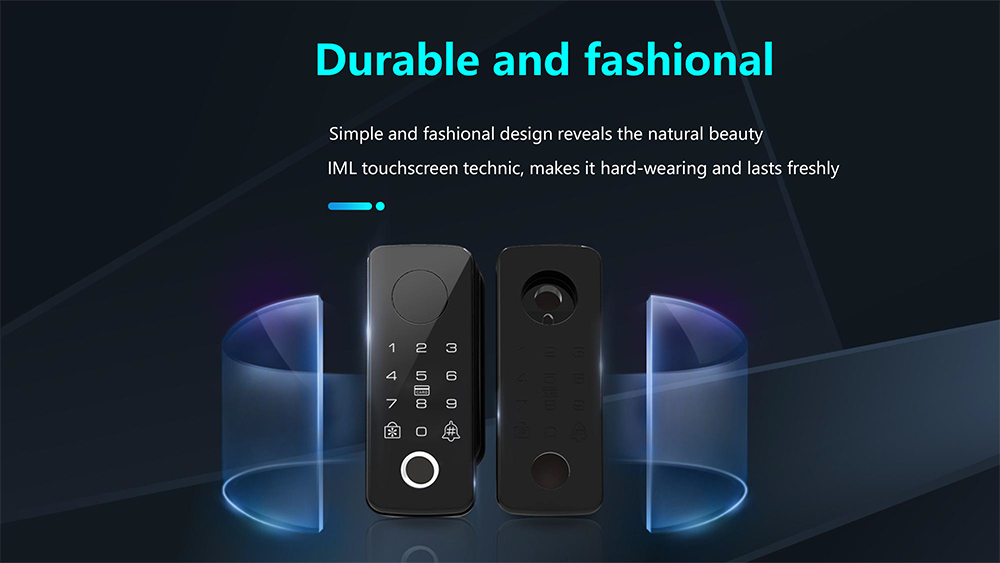 EU Cylinder Automatic Fingerprint Bluetooth Door Lock YFBF-Z18